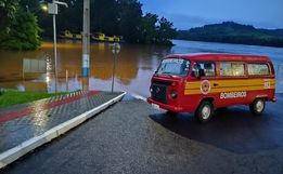 Defesa Civil de Mondaí alerta para risco de inundações devido à enchente do Rio Uruguai