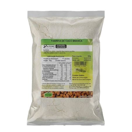 FARINHA DE COCO BRANCA 500G