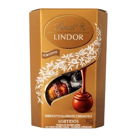 Bombom Italiano Sortido Lindt Lindor Caixa 75g