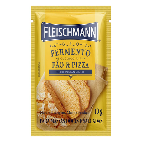 Fermento Biológico Instantâneo Fleischmann Embalagem 10G