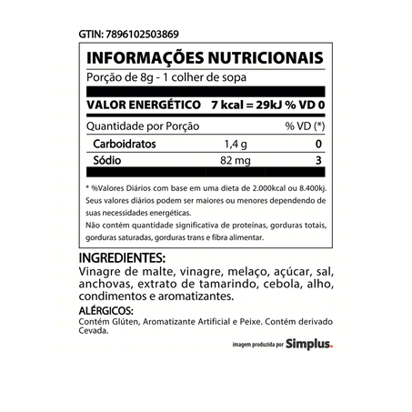 MOLHO INGLÊS WORCESTERSHIRE LEA & PERRINS 150ML VIDRO 360-4