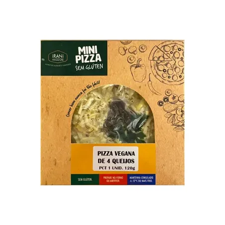 Pizza Vegana 4 Queijos Irani 120g