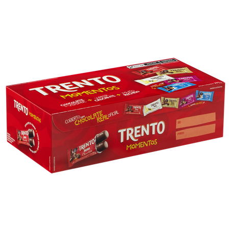 CHOCOLATE MINI TRENTO 192G CX MOMENTOS