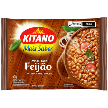 TEMPERO KITANO MAIS SABOR FEIJÃO 60G