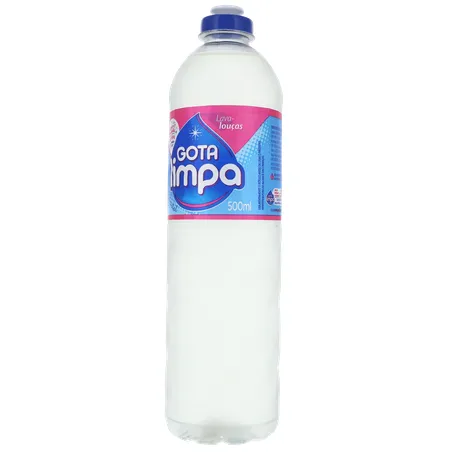 Detergente Lava-Louças Gota Limpa Cristal Frasco 500ml 360-3