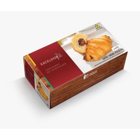 Croissant excelsior tri choc 90gr