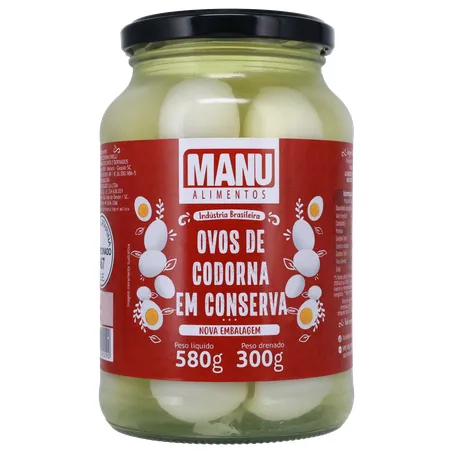 Ovos de codorna manu 300g 360-0