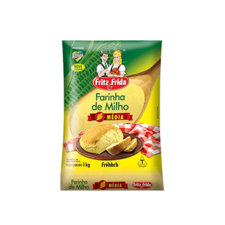 Farinha de milho Fritz e Frida média 1kg