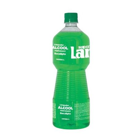 Limpador com alcool perfumado super lar eucalipto 1l*