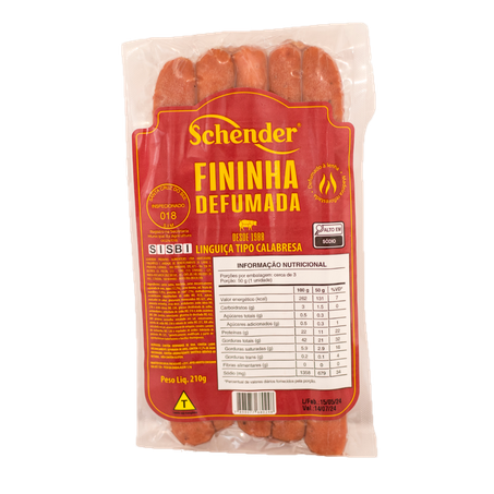 Linguica schender fininha def 210gr