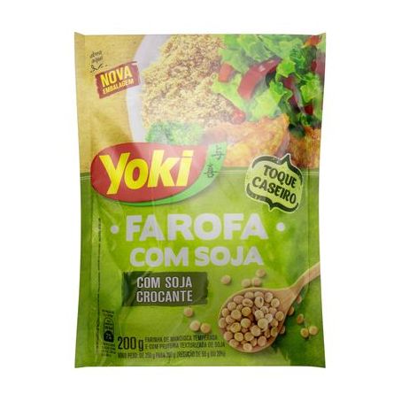 Farofa de Mandioca Yoki com Soja 200G