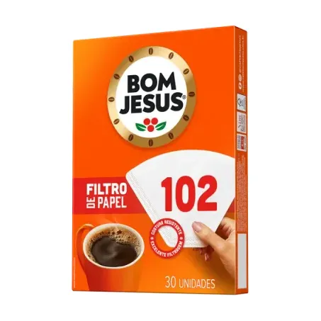 Filtro papel café bom jesus 102 30un