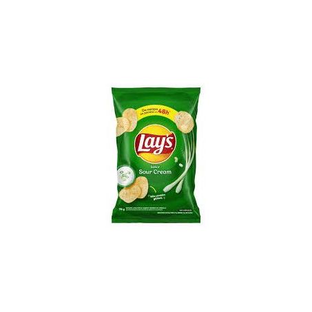SALGADINHO BATATA LAYS SOUR CREAM Pacote 70 G