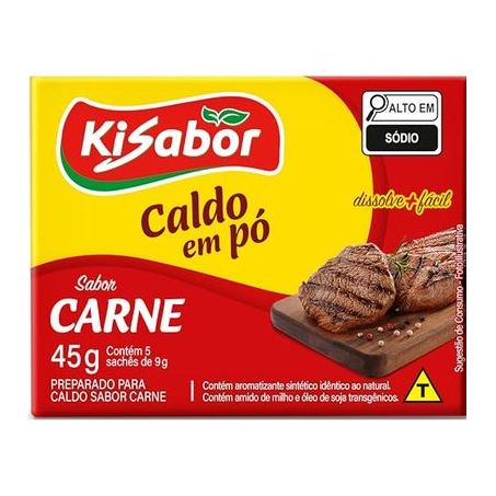 CALDO KISABOR PO 45G CARNE CX 24.0