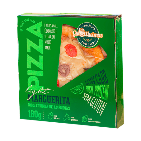 Pizza Low Carb Marguerita Gulow 180g