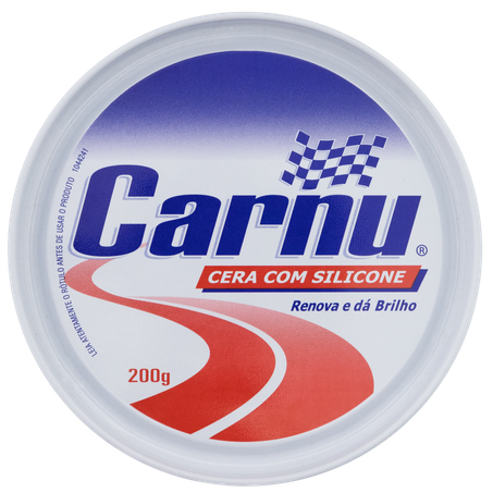 Cera automotiva Carnu c/Silicone lata 200G