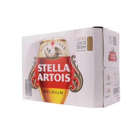 Cerveja stella artois 350ml c/8 und 360-36