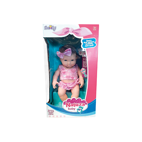 BONECA NOVA TOYS NATUZA BABY