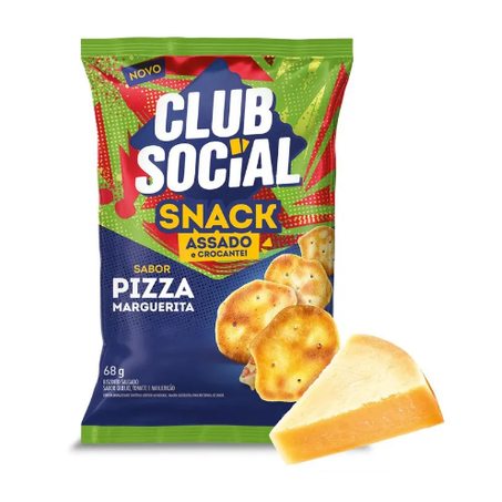 Snack club social pizza marguerita 68g