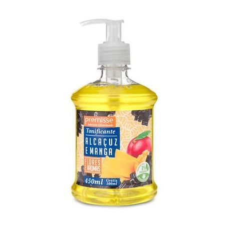 SABONETE LIQUIDO PREMISSE ALCACUZ E MANGA C/ VALVULA 450ML
