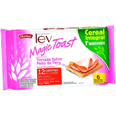BISCOITO TOR RADA PEITO PERU LEV MAGIC TOAST MARILAN 110G