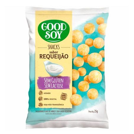 Salgadinho Snack Soja Goodsoy Requeijão 25g