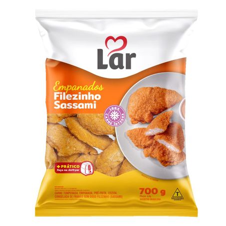 Filézinho de frango Sassami Empanado Lar 700g