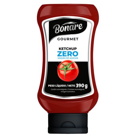 KETCHUP BONARE ZERO FR 390G