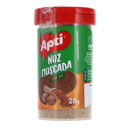Noz Moscada Apti em Pó Embalagem 28G 360-2