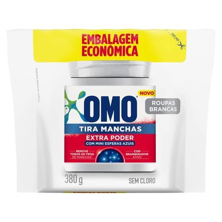 Tira manchas omo sem cloro white refil 380g