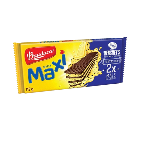 Wafer bauducco maxi cookies creme 117g
