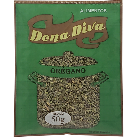 Orégano Dona Diva Sachê 50g 
 