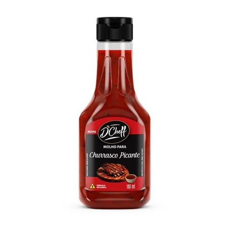 MOLHO CHURRASCO KISABOR 180ML DCHEFF PICANTE