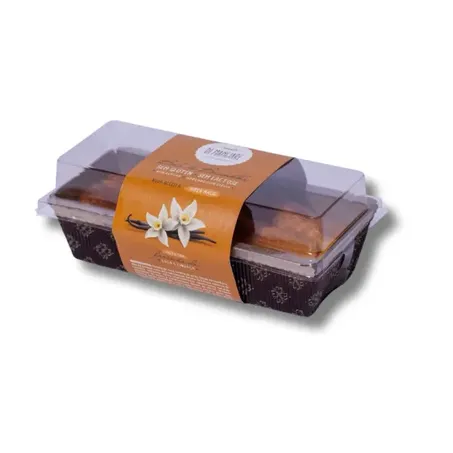 BOLO DE BAUNILHA SEM GLÚTEN E SEM LACTOSE 220G - DI MANGIARE