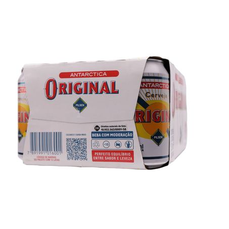 Cerveja antarctica original pilsen 350ml caixa com 12un 360-18