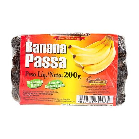BANANA PASSA DA COLONIA TABLETE 200G