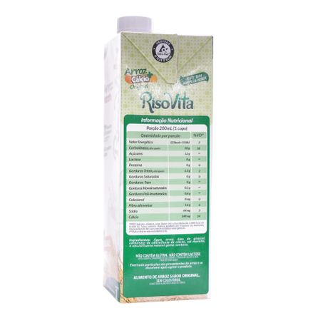 Bebida de Arroz Risovita Original Caixa 1L 360-13