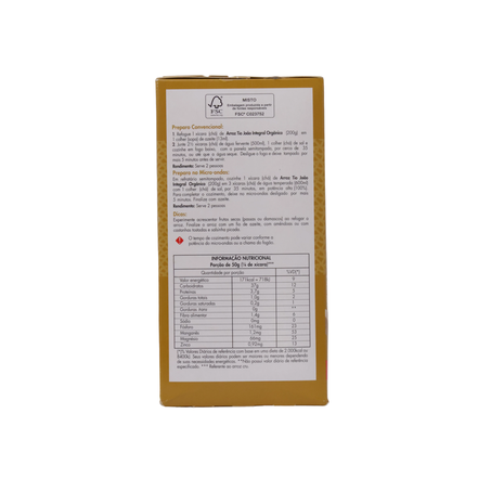 ARROZ TIO JOÃO INTEGRAL ORGÂNICO 1KG 360-45