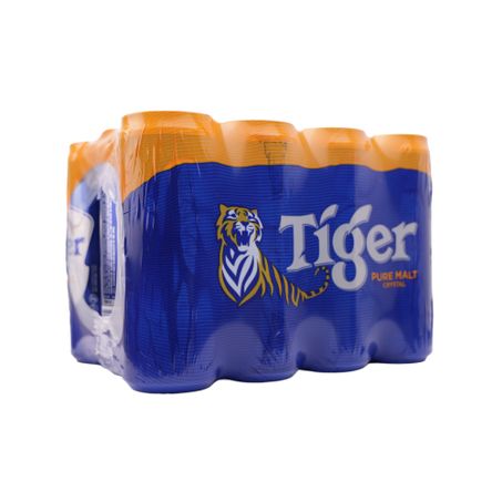 Cerveja Tiger Puro Malte Crystal Lata 350ml - Pacote com 12un - 4.2lt 360-25