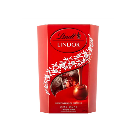 Chocolate lindt 37g lindor cornet ao leite