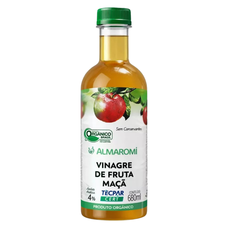 VINAGRE DE MAÇÃ ORGÂNICO 680ML - ALMAROMI