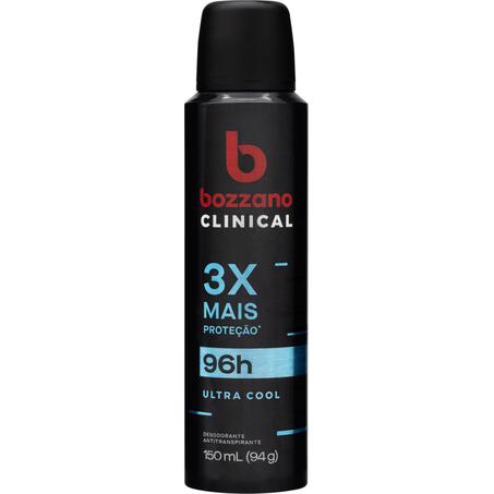 Desodorante Aerossol Bozzano 94g - Clinical - Feminino/ Masculino