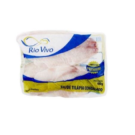 File peixe tilapia rio vivo 800g