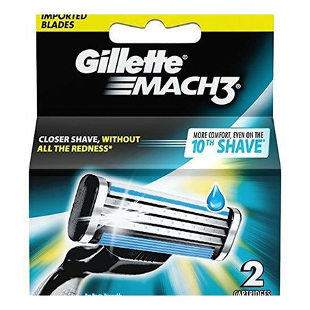 Recarga gillette mach3 regular 2un