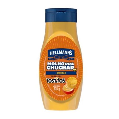 Molho Cheddar Hellmanns pra Chuchar Squeeze 335g