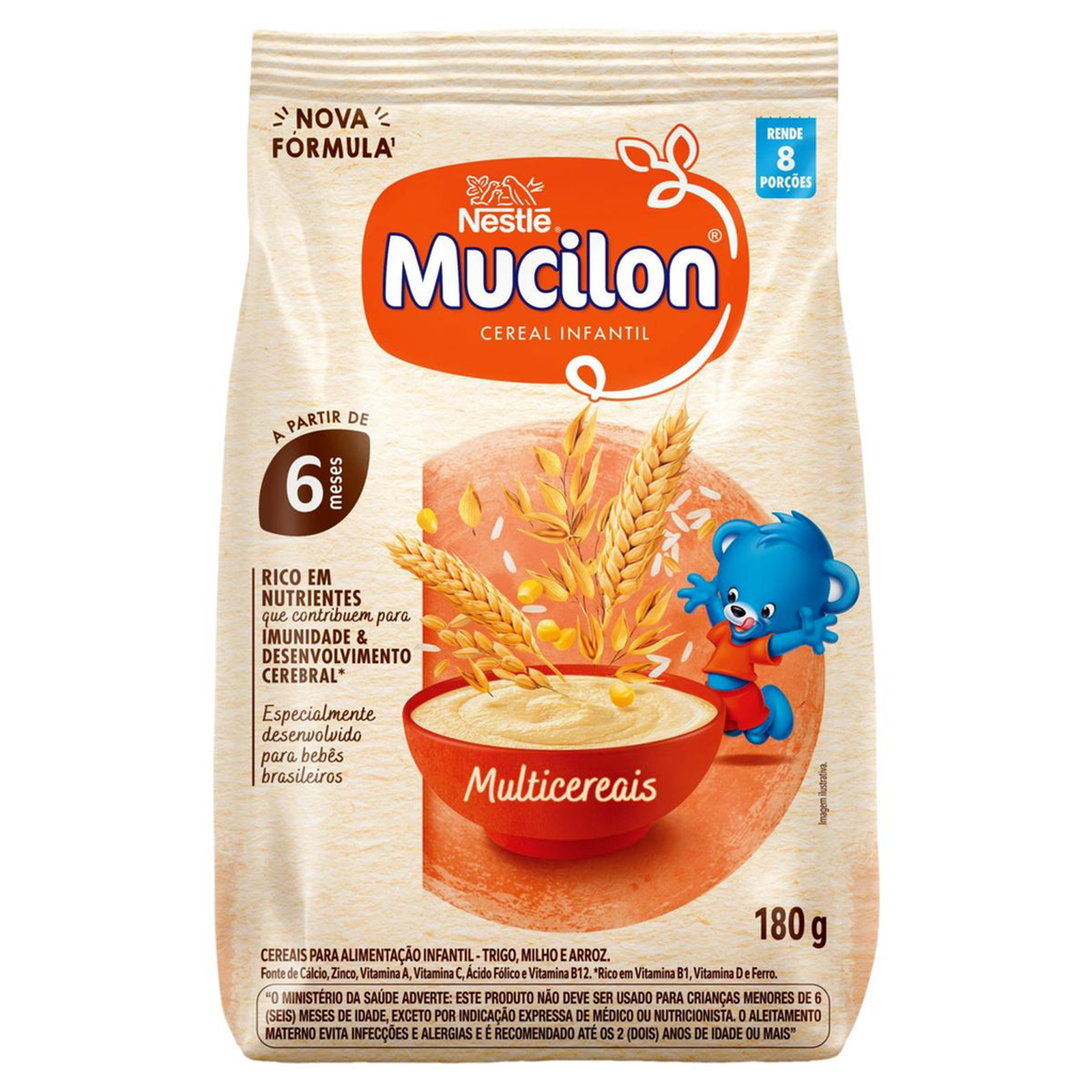 Mucilon 180g - Multicereais - Sachê