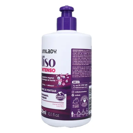 Creme para pentear vini lady liso intenso 290g 360-5