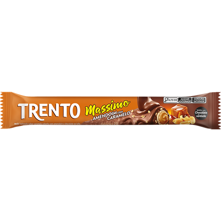 Choco trento massimo amendoim c/caramelo 25g