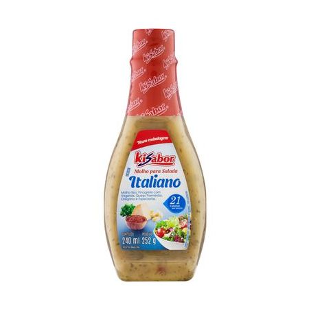 MOLHO P/SALADA ITALIANO KISABOR 240ML