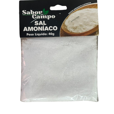 Sal amoniaco sabor do campo 40g